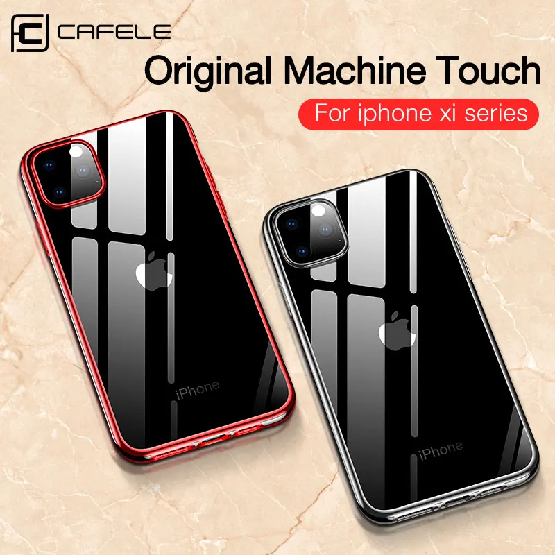 Cafele Оригинальный чехол для телефона iPhone 11 Pro Max ТПУ мягкий pro max покрытие блестящая