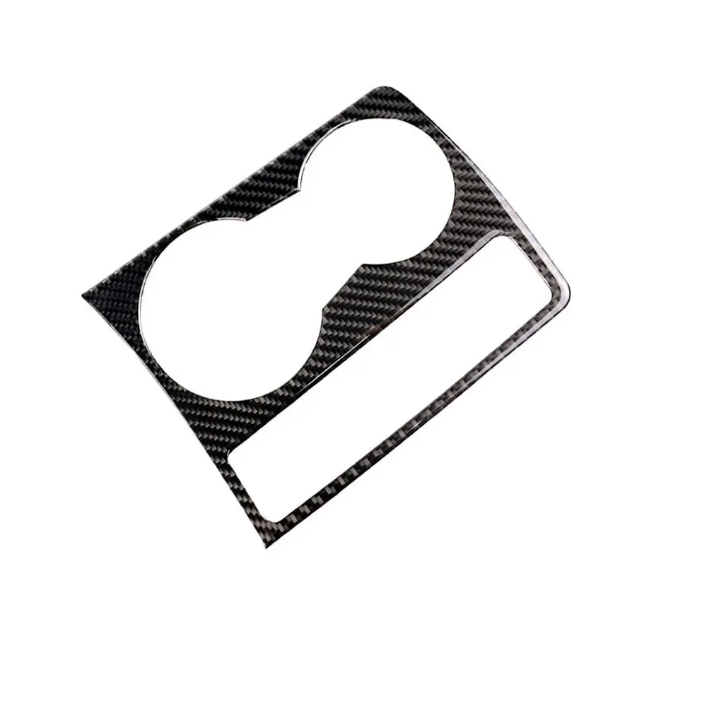 Новый автомобильный Стайлинг держатель для чашки из углеродного волокна