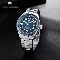 2021 pagani design new fashion simple men mechanical watch stainless steel automatic upper chain night light watch reloj hombre