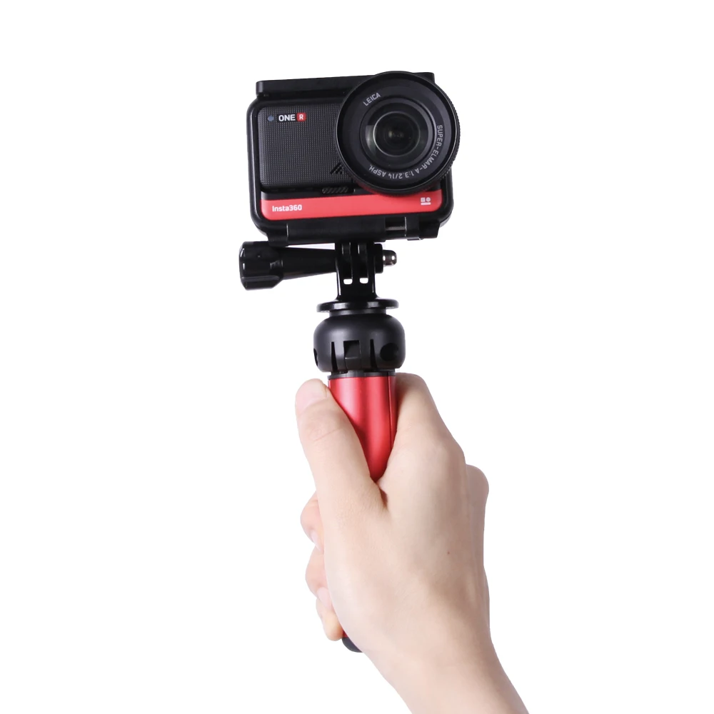 Ручная селфи палка из алюминиевого сплава мини штатив подставка для GoPro Hero 9/OM4/Osmo