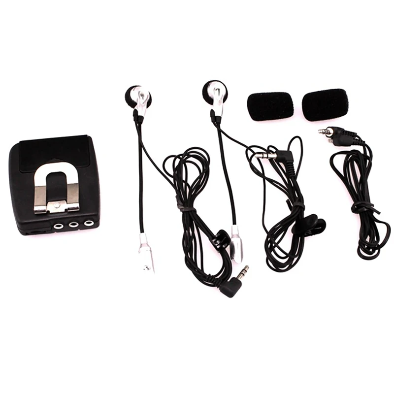 

Moto Helmet Front-To-Back Intercom Headset Plastic Modified Motorcycle Helmet Intercom Headphones Accessories