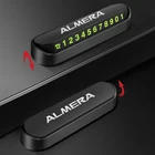 Автомобильный временный стоп-сигнал, парковочная карта, табличка с номером телефона для Nissan Almera G15 N16, аксессуары для автостайлинга