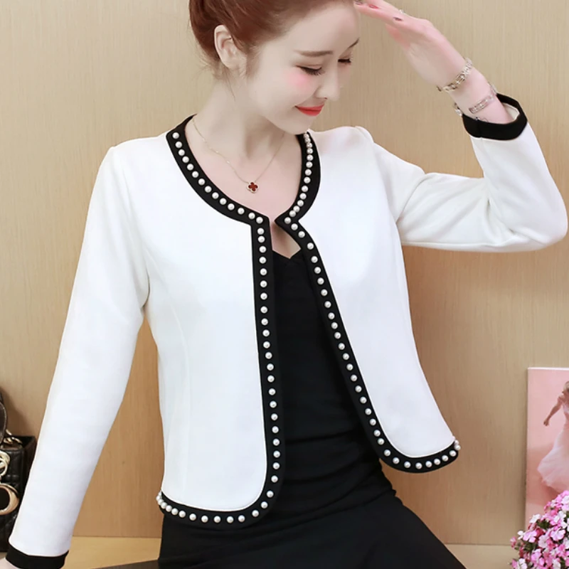 Женская короткая куртка Chaquetas 2021 Женское пальто женские и куртки женская белая с