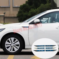 for nissan sylphy accessories 2019 2020 stainless steel car wing right left side badge fender emblem sticker cover trim 2pcs