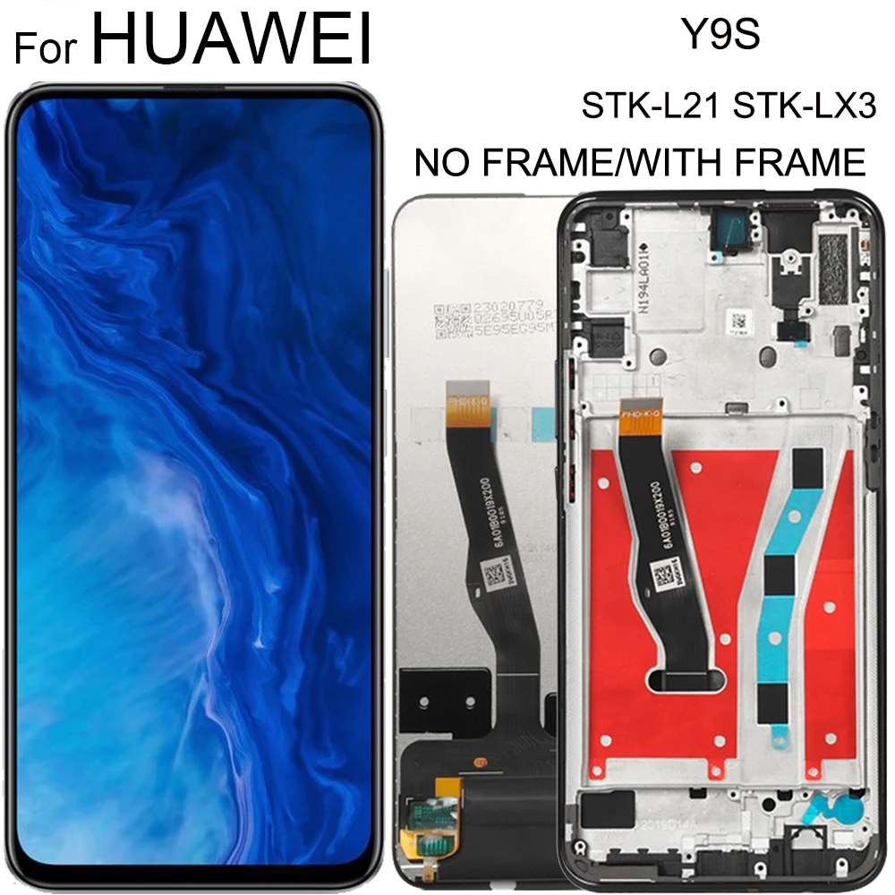 Оригинальный дисплей 6 59 дюйма с рамкой для Huawei Y9S Y9 s / P Smart Pro 2019 ЖК-дисплей
