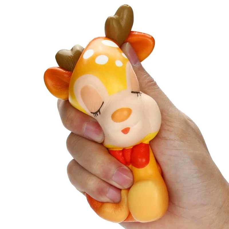 2020 Kawaii Рождественский олень медленно растет крем Ароматические игрушки для