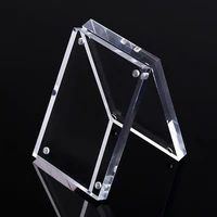 1pcs brand modern qulity plexiglass photo frame table display clear high end acrylic magnetic photo frame