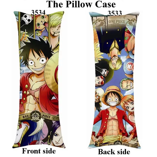 pillowcase Мультяшный цельный чехол Roronoa Zoro pillowcover Trafalgar Law аниме обнимающий длинный размер наволочка для тела чехол на заказ - Цвет: pillowcase