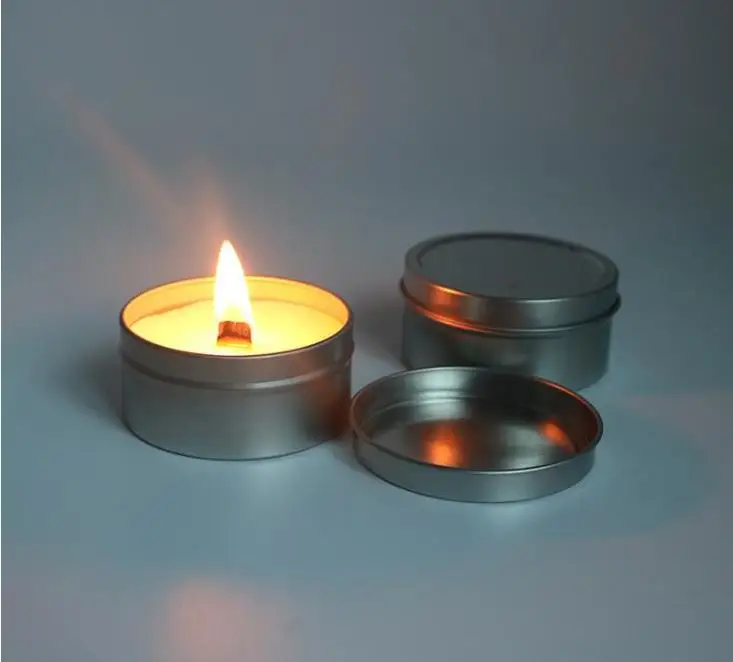 

Soy Wax Candle Natural Plant Eco Friendly Bougie With Scented Tinplate Cans Package Candles Pollution Free SN3570