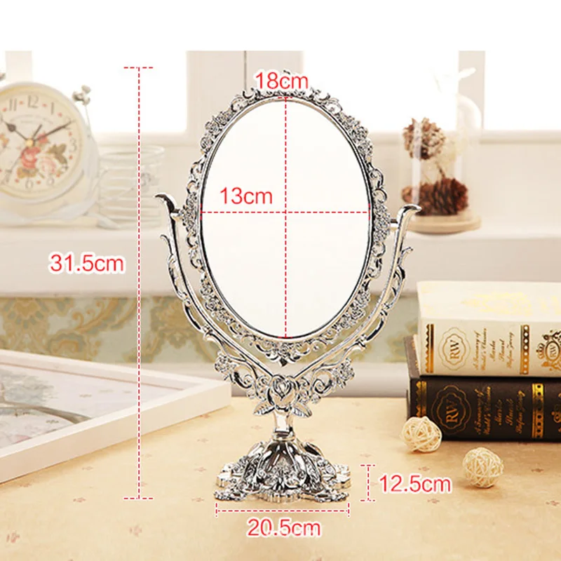 Нордическое пластиковое винтажное декоративное зеркало маленькое круглое для