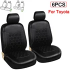 Чехлы для передних сидений автомобиля универсальные автомобильные чехлы для защиты сидений для Toyota Camry 40 2018 2019 Chr Corolla 2020 Rav4 2019 2020 Yaris