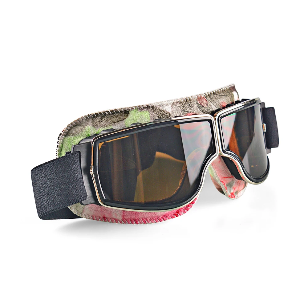 Универсальные винтажные мотоциклетные очки Пилот Мотоцикл Скутер байкерские