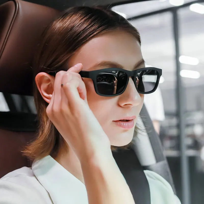 K18 Портативный Универсальный Водонепроницаемый умный Bluetooth Вызов Bluetooth музыка может быть оснащен анти-синими линзами поляризованные солнцезащитные очки
