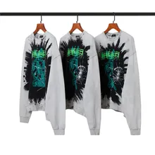 2020 Мужская Уличная одежда свитшот пуловер в стиле хип хоп