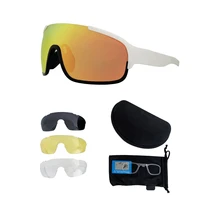 poc dust proof and handsome outdoor riding high definition anti fog and anti ultraviolet full set of transparent riding glasses