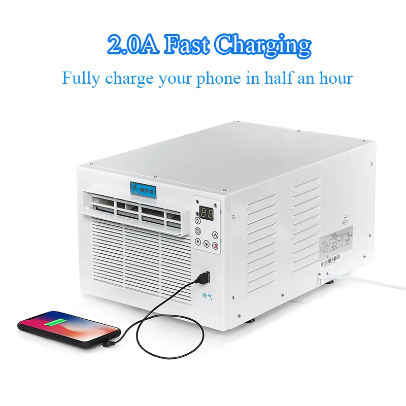 Настольный кондиционер 1500W 220 V/AC таймер на 24 часа машина для изготовления холодного/тепла двойного назначения с пультом дистанционного управления светодиодный пульт управления Pet осушитель воздуха conditione