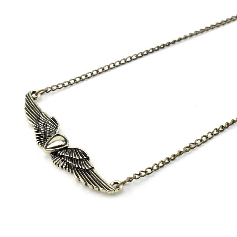 Ожерелье с подвеской последний из нас в виде крыла ангела Элли популярный значок