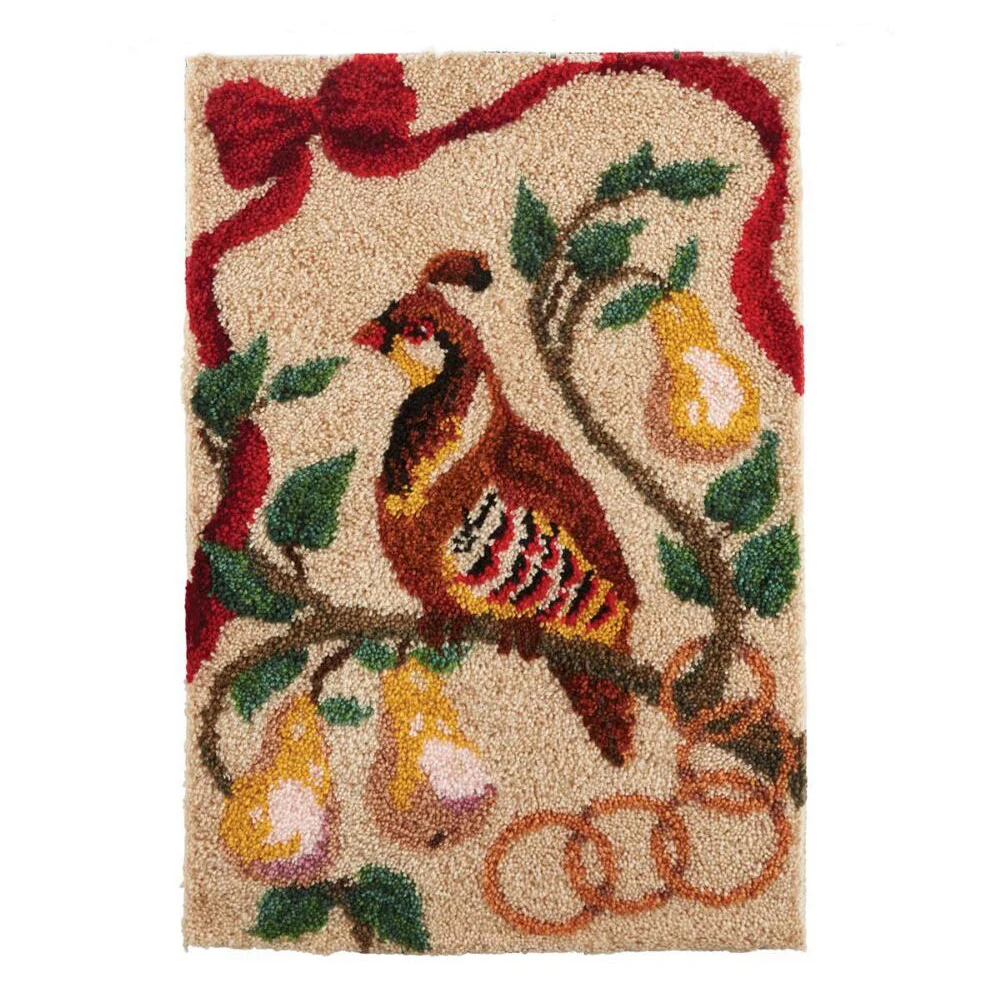 

Carpet kit with hook needlework Crafts for adults Latch hook rug kit with Pre-Printed Pattern Bird Tapestry Cross stitch kit