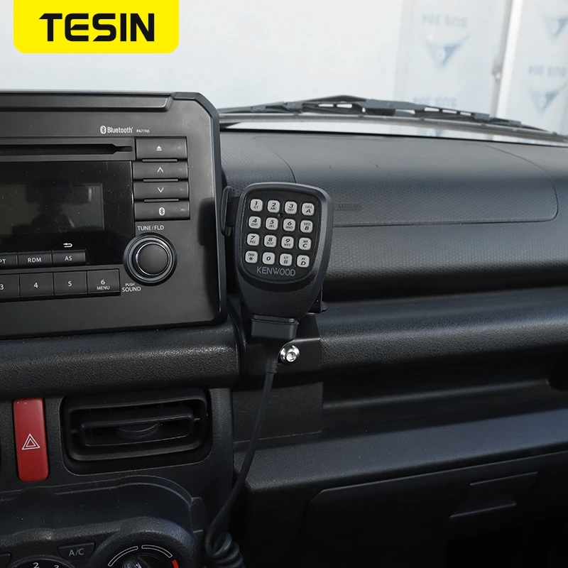tesin car bracket for suzuki jimny car walkie talkie mobile phone clip support bracket for suzuki jimny 2019 2020 accessories free global shipping