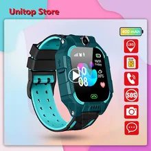 Q19 Kids Smart Watch Call Phone LBS Location Tracker SOS Waterproof Smartwatch for Children SIM Card HD Video Call Child Watch