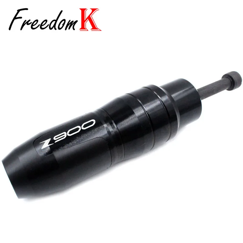 Защита рамы мотоцикла CNC Aluminum Frame Crash Pads Exhaust Sliders Protector для KAWASAKI Z900 Z 900 2017 2018 2019 2020 с логотипом.