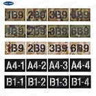 ИК-светоотражающий инфракрасный знак вызова, буквенный патч 1B92B93B96B9, Декоративные Значки, тактические военные нашивки для рюкзак для одежды