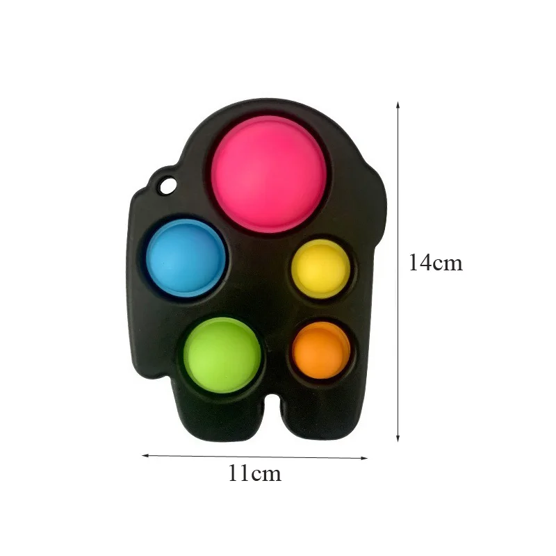 СИМПЛ диммер Непоседа игрушки пуш-ап пузырь Kawaii Плюшевые брелок для детей и