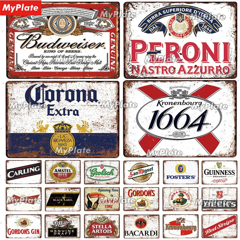 Холодная пивная металлическая вывеска винтажная табличка спиртовая жестяная
