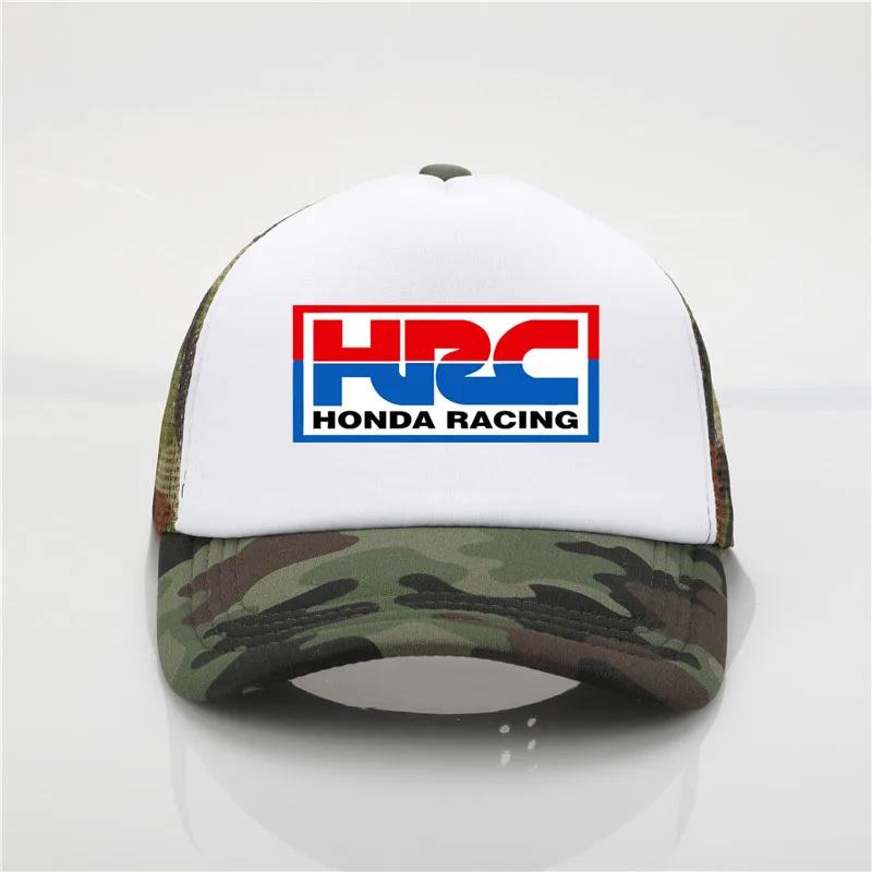 Модная кепка HRC для фанатов гоночных автомобилей Honda крутая летняя бейсболка