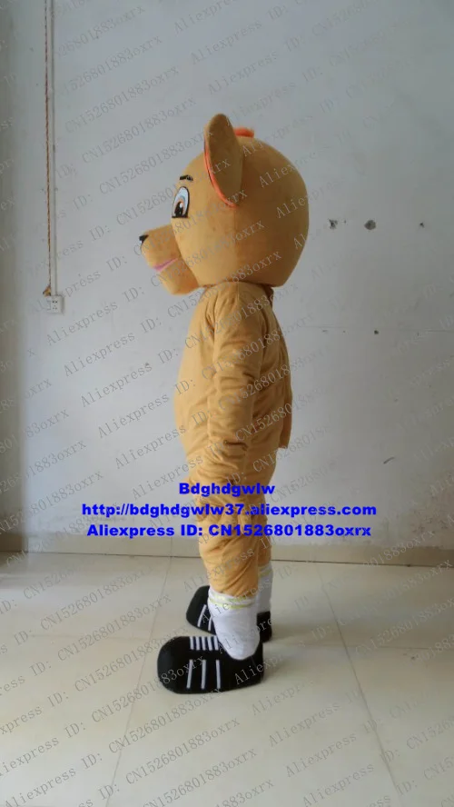 Коричневый костюм-талисман льва Simba костюм персонажа из мультфильма для взрослых