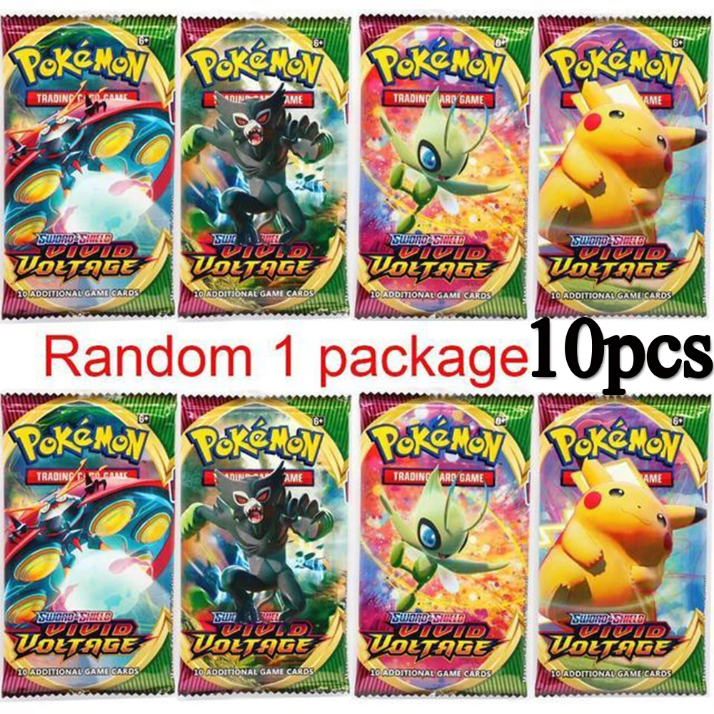 Cartas de Pok&eacute;mon de Sun Moon Evolution, 10 Uds., caja brillante coleccionable, potenciador de intercambio, Pokemon Francaise/Ingl&eacute;s/Espa&ntilde;ol-2