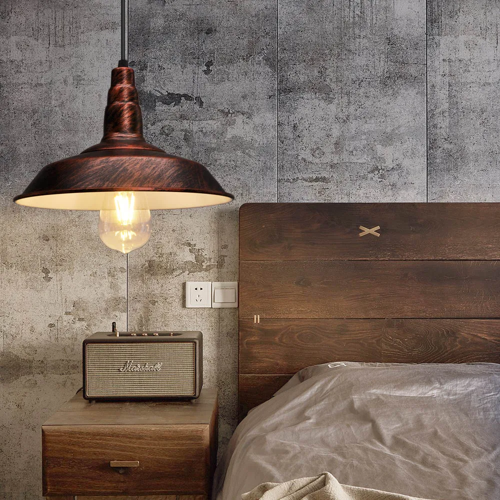 Vintage Iron Pendant Lamps American Industrial Light Dining Room Kitchen Bar Hotel Study E27 LED Lighting Fixtures | Лампы и освещение
