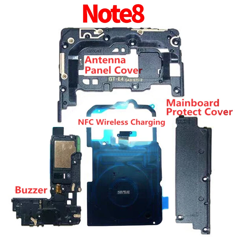 4 шт./компл. для Samsung Galaxy Note 8 N950 N950U N950F NFC Беспроводная зарядка + антенна панель