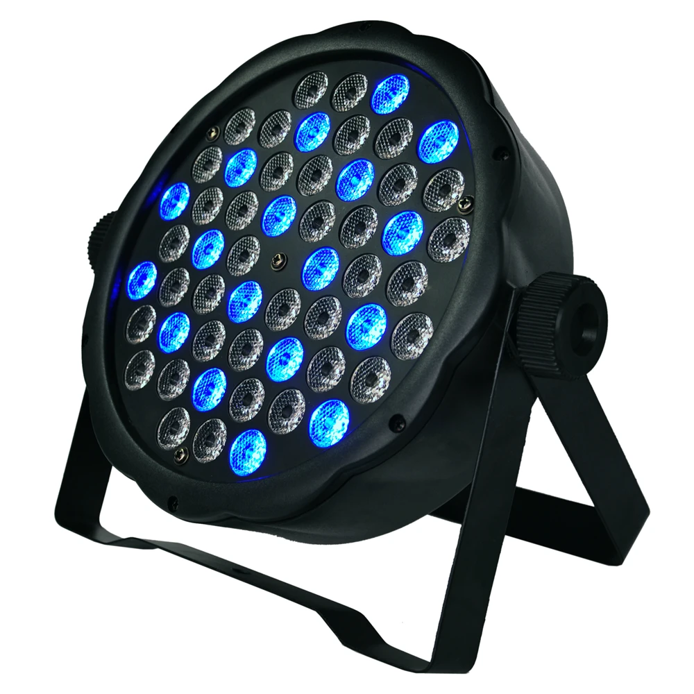 Бесплатная доставка 12 X P64 54x1W супер тонкий Led Par Светильник RGBW цвет смешивания