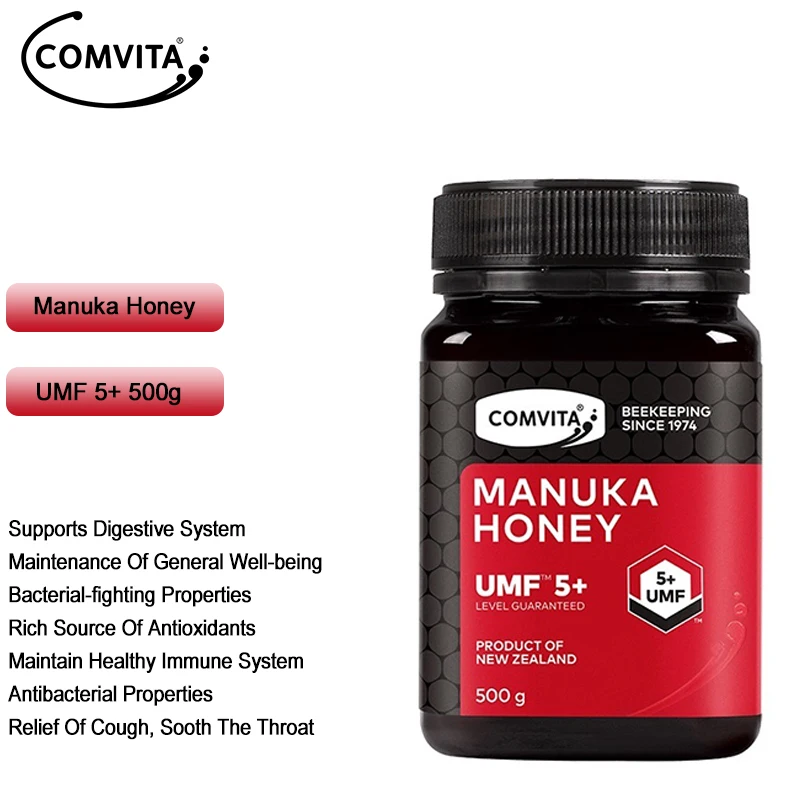 Оригинальный мед новозеландского Comvita Manuka UMF5 + 500 г для пищеварительного