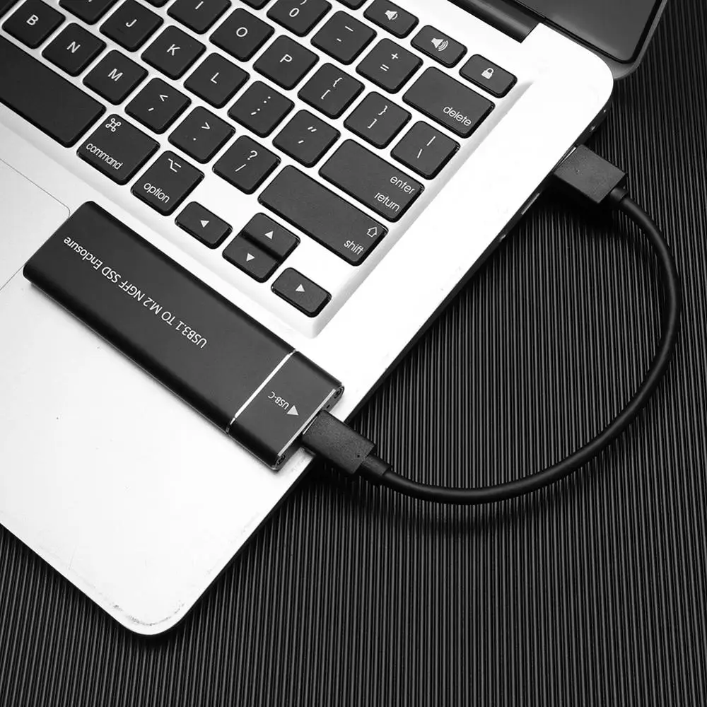 Алюминиевый чехол для M2 SSD USB3.1 Gen 1 Type C на M.2 NGFF 6 гбит/с внешний корпус жесткого