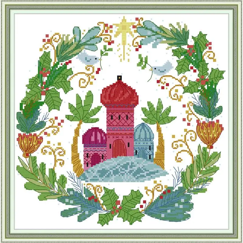 Набор для вышивки крестиком Joy Sunday строительная ткань наборы 11 и 14 карат набор