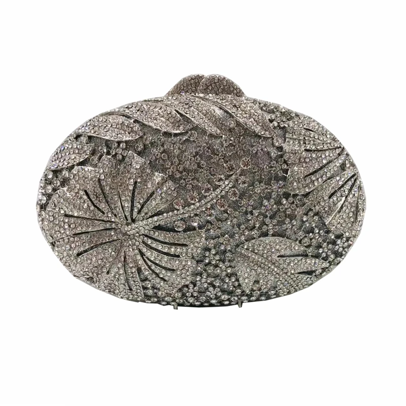 Нигерия выпускает новый клатч с кристаллами для дам роскошная женская вечерняя