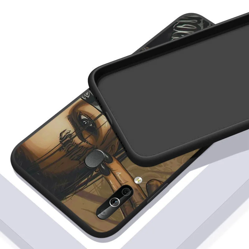 

Sexy Sleeve Girl for Samsung Galaxy A90 A80 A70 A70S A60 A50 A50S A40 A40S A30 A20 A10 A2 Core Black Phone Case