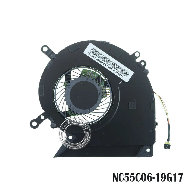 Вентилятор для охлаждения процессора ноутбука NC55C06 DC05V 0.50A 19G17 4PIN 1323 01CQ000|Кулеры и