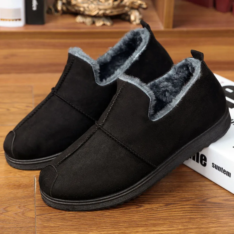 Мужская обувь зимняя модные зимние ботинки новинка до середины икры размера плюс