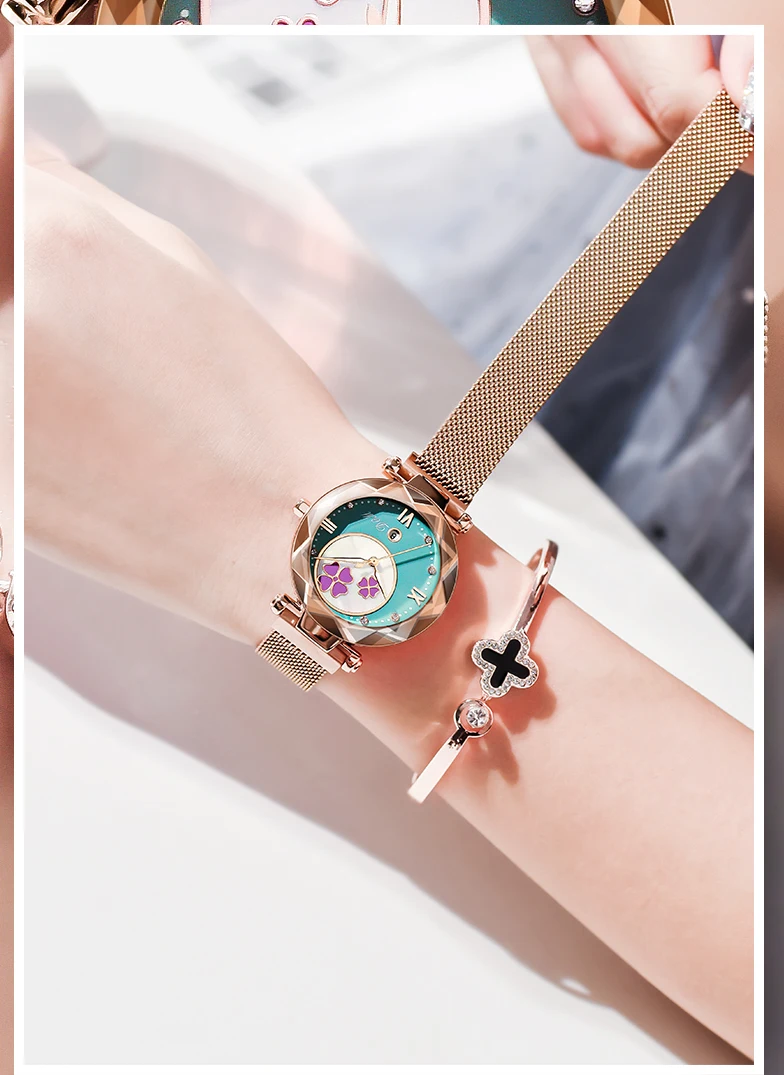Кристалл модные женские часы роскошные женские часы reloj mujer Женские кварцевые наручные полностью Стразы водонепроницаемые часы