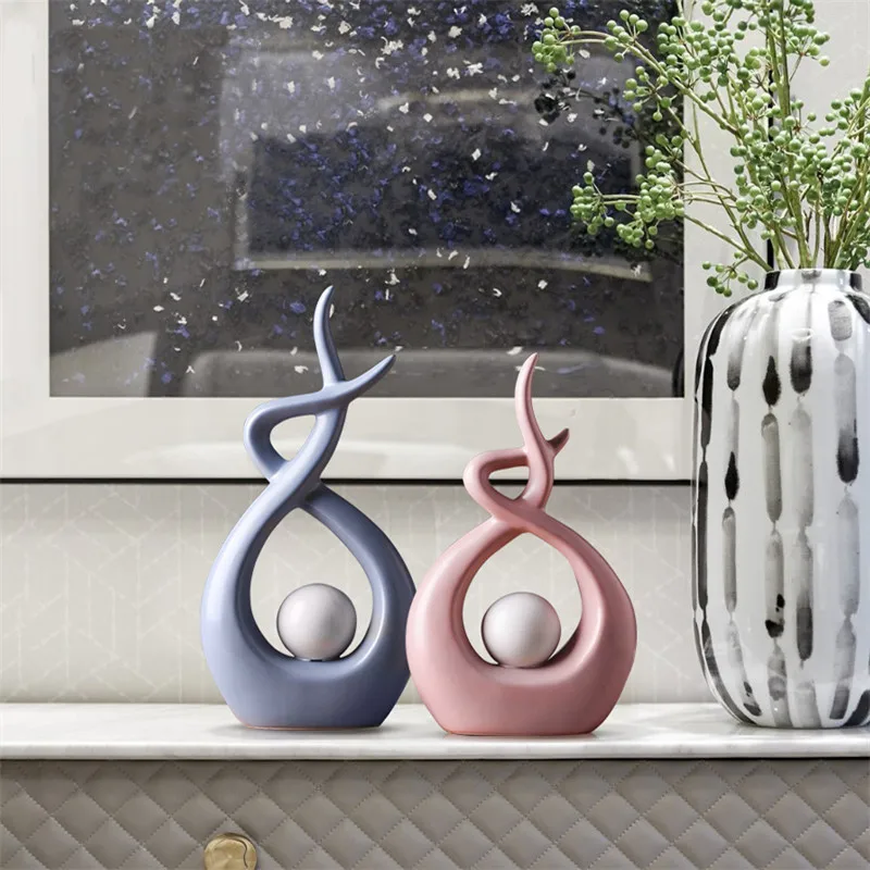 Современный минималистичный керамический абстрактный маленький фигурки