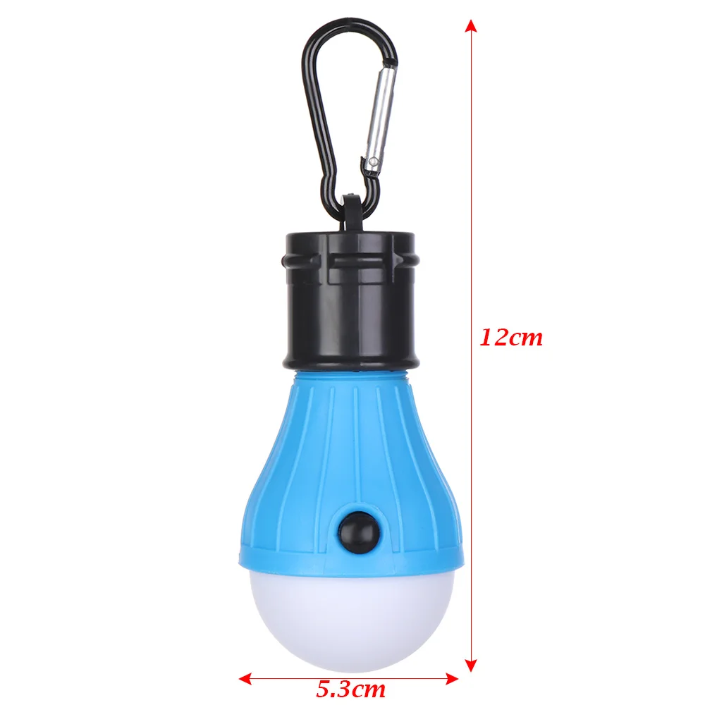 Portable Handy LED Bulb Light 3 Mode Hook Tent Lamp Outdoor Soft Emergency Energy Saving For Camping Hunting Lighting | Спорт и