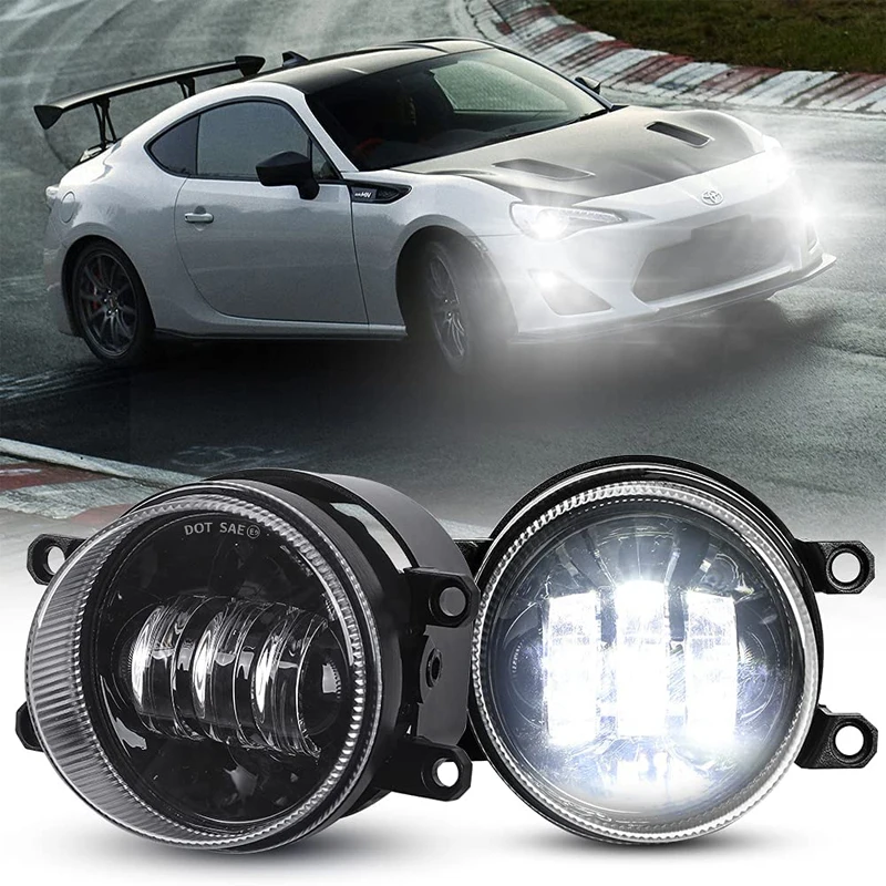 2PCS LED Fog Lights For  Toyota Camry Highlander Corolla Prius Passenger Led Fog Lamps Compatible for Lexus GS IS LX RX ES CT
