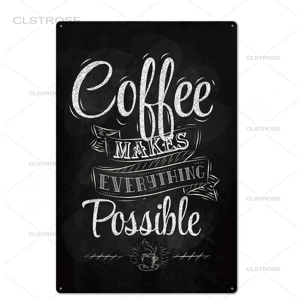 

Tin Signs Plaque Metal Vintage Poster Coffee Menu Metal Sign Wall Decor For Man Cave Bar Pub Club Iron Painting Decorative Plat