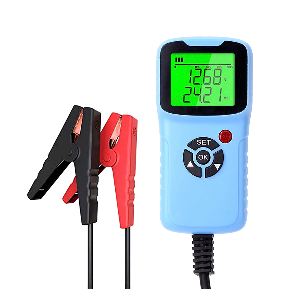 

Car Battery Charger Tester Analyzer 12V 2000CCA Battery Voltage Test Charge Circuit Charge Tester Automatic Diagnosis