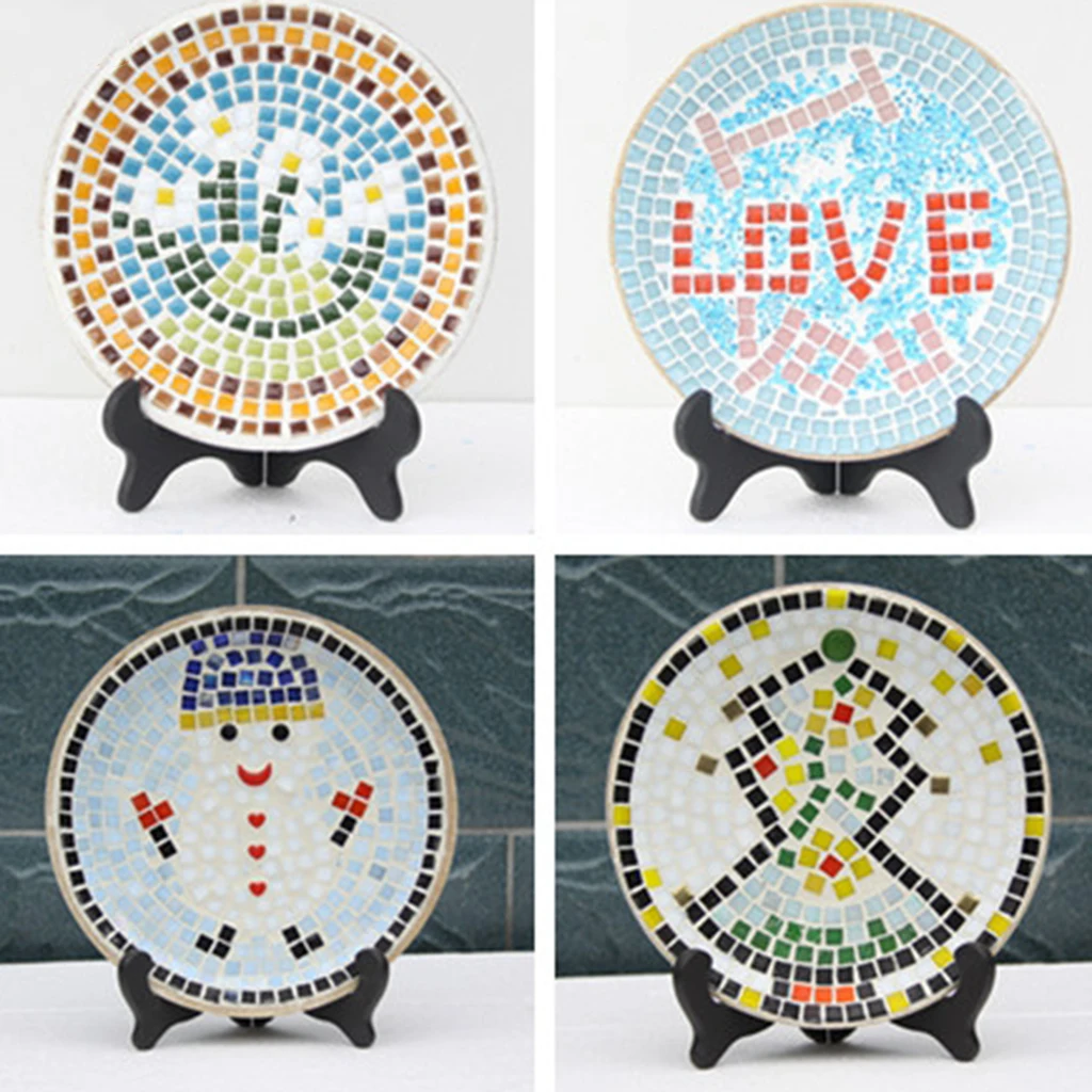 200g Mixed Color Irregular Glass Mosaic Tiles Pieces For DIY Craft 10-30mm | Дом и сад