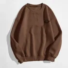 Женская Свободная Толстовка Harajuku, с круглым вырезом и длинным рукавом, с принтом бабочек