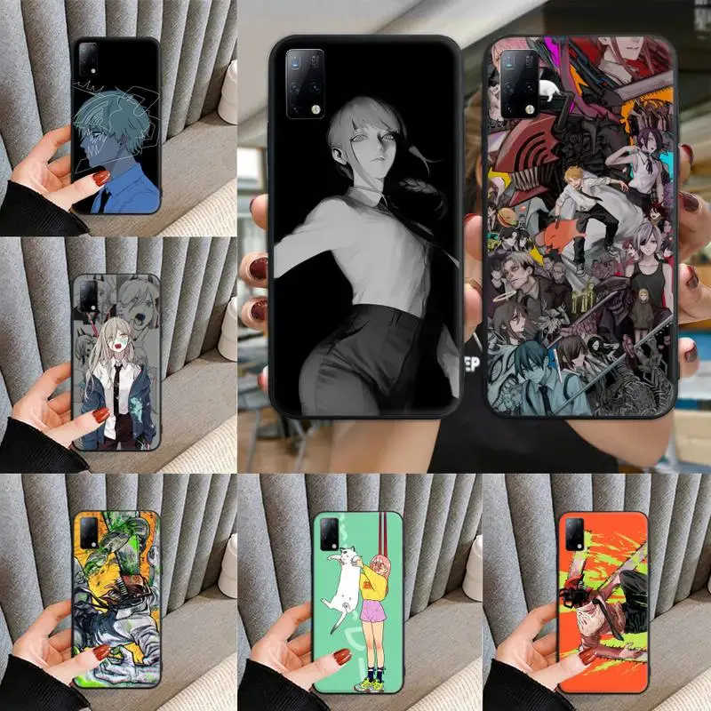 

HIMONBEN Chainsaw Man Anime Phone Case For Redmi 9a 8a 7a 6a K20 note10 note9 note8 note7 note6 pro soft Cover Fundas